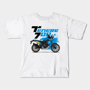 Tenere 700 - Blue Kids T-Shirt